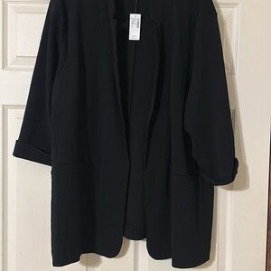 Maurices Classic Black Open Blazer